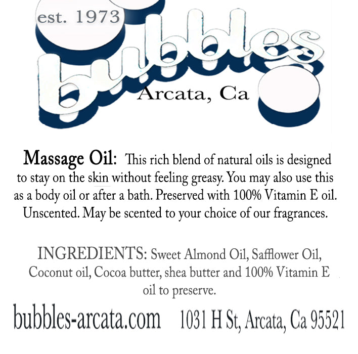 Massage Oil with Vitamin E